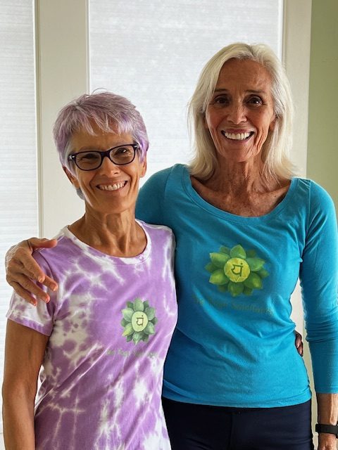 Pat Francis and Heleen Shouten, teachers at The Yoga Sanctuary in Downtown Punta Gorda, Florida