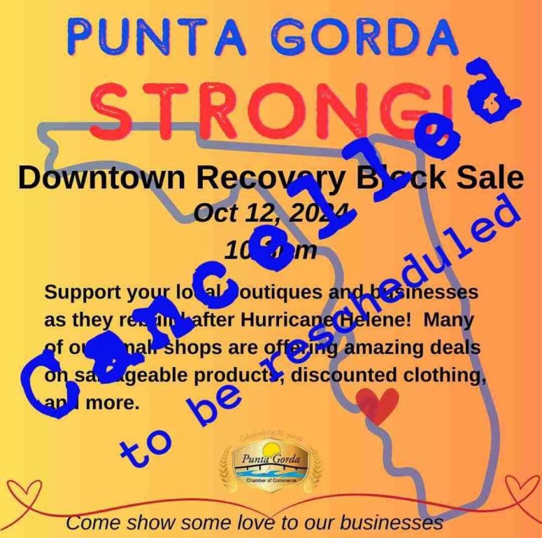 Punta Gorda Strong: Downtown Recovery Block Sale