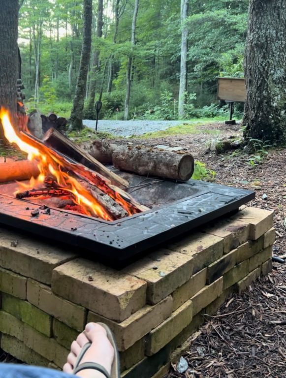 Fire in the Blue Ridge Mountains